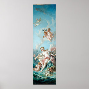 Affiche François Boucher Venus sur les vagues