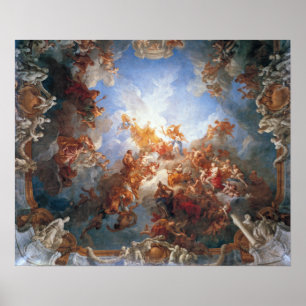 Affiche François Lemoyne The Apotheosis of Hercules