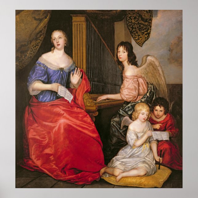 Affiche Francoise Louise Duchesse La Vallière avec (Devant)