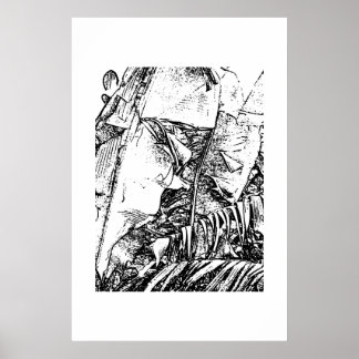 Affiche Franges bananes