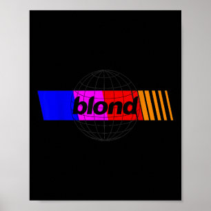 Affiche Frank Rapper Blond R&amp ; b Album Ocean Globe Wor