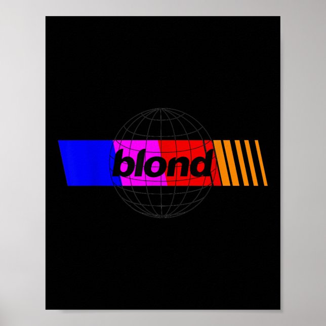 Affiche Frank Rapper Blond R&amp ; b Album Ocean Globe Wor (Devant)