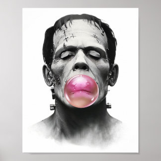 Affiche Frankenstein Bubble Gum