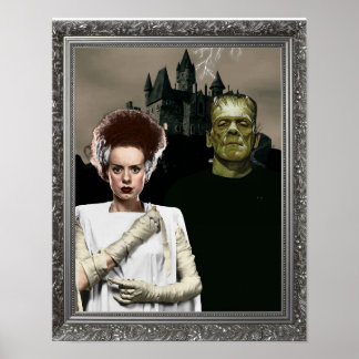 Affiche Frankenstein et sa fiancée