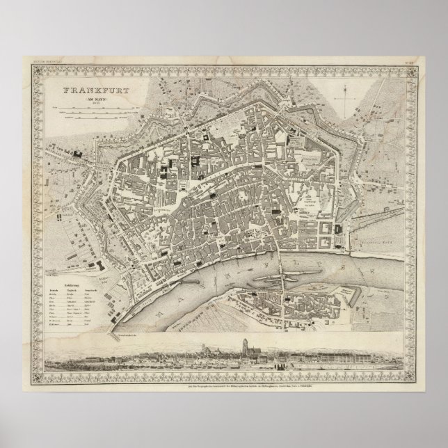 Affiche Frankfurt, Germany (Devant)