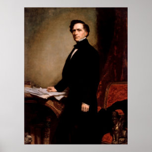 Affiche FRANKLIN PIERCE par George Peter Alexander Healy