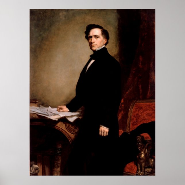 Affiche FRANKLIN PIERCE par George Peter Alexander Healy (Devant)