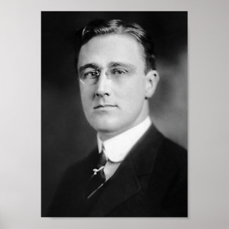 Affiche Franklin Roosevelt - Secrétaire adjoint de la Mari
