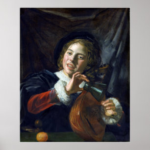 Affiche Frans Hals Boy a une traînée
