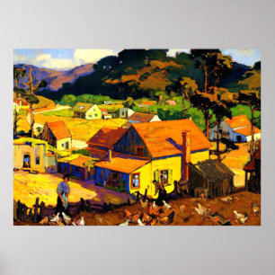 Affiche Franz Bischoff - Après-midi Idyl, Cambrie