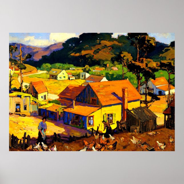 Affiche Franz Bischoff - Après-midi Idyl, Cambrie (Devant)