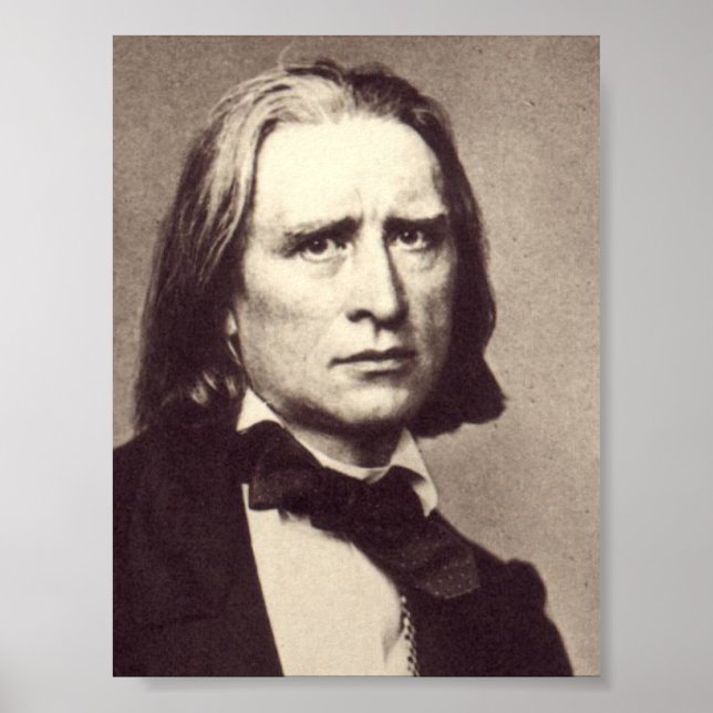 Affiche Franz Liszt (Devant)