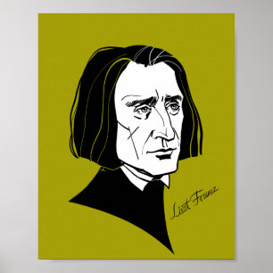 Affiche Franz Liszt
