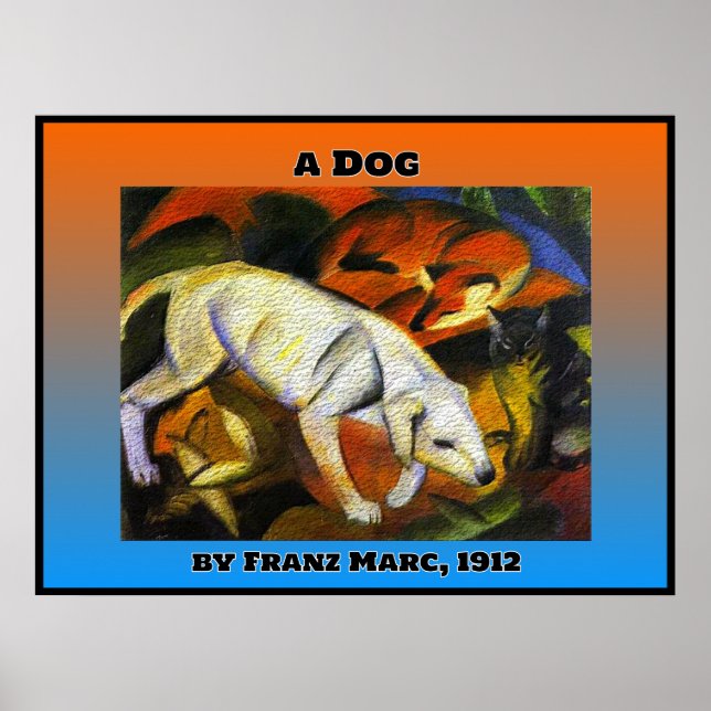 Affiche Franz Marc (Devant)