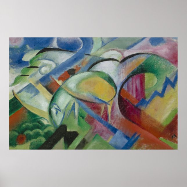 Affiche Franz Marc Art (Devant)