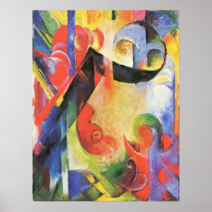 Affiche Franz Marc - Broken Forms
