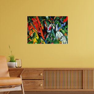 Affiche Franz Marc - Dans la pluie - 1912