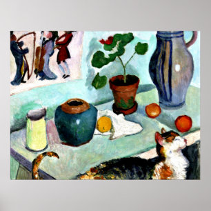 Affiche Franz Marc - Vie morte avec chat