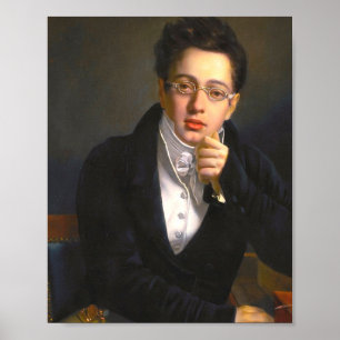 Affiche Franz Schubert Portrait
