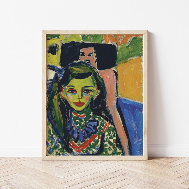 Affiche Fränzi | Ernst Ludwig Kirchner (Créateur téléchargé)