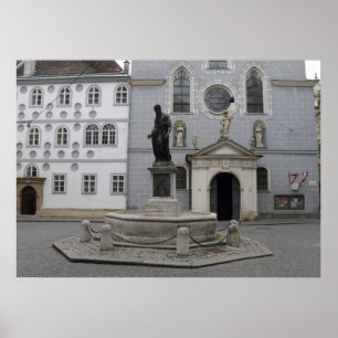 Affiche Franziskanerplatz Vienne Autriche