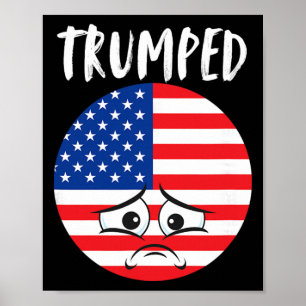 Affiche Frappé Contre Trump Élection Regret Démocrates R