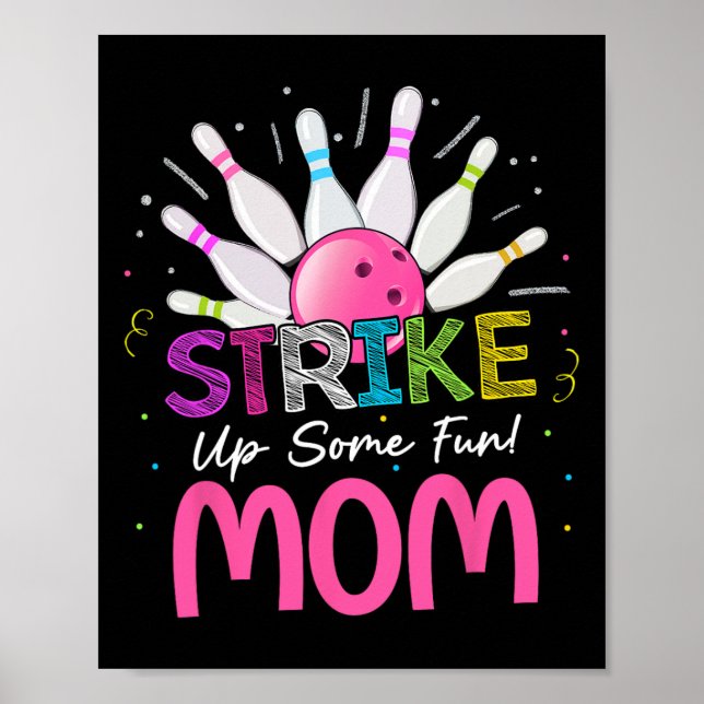Affiche Frappe Une Maman Amusante De La Fille Bowlin Anniv (Devant)