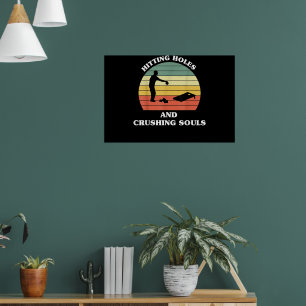 Affiche Frapper des trous écrasant les âmes Drôle de cornh