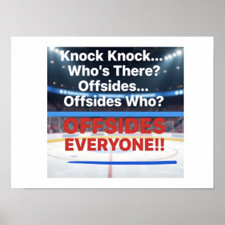 Affiche Frapper Frapper Hockey