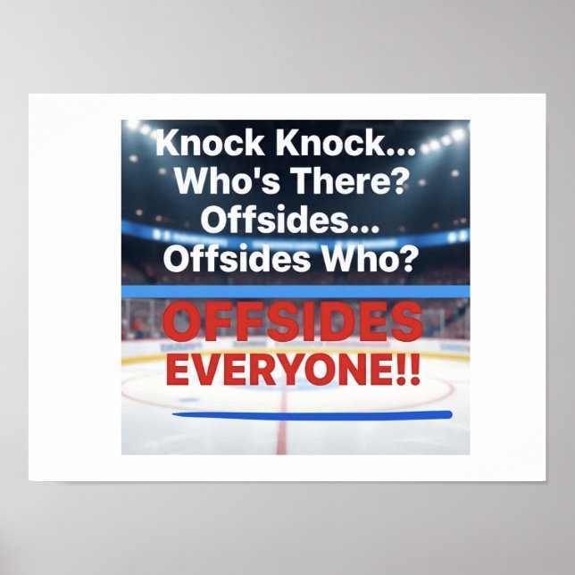 Affiche Frapper Frapper Hockey (Devant)