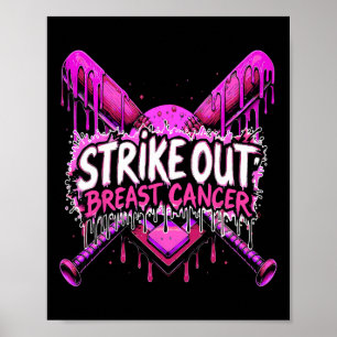 Affiche Frapper le cancer du sein Vendre Plaque Accueil Dr
