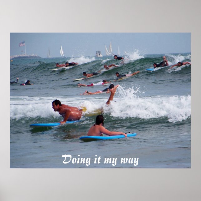 Affiche Frapper Les Vagues_ Affiche_par Elenne Boothe (Devant)