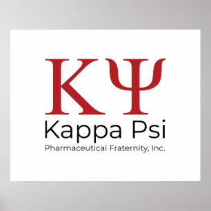 Affiche Fraternité pharmaceutique Kappa Psi