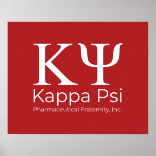 Affiche Fraternité pharmaceutique Kappa Psi