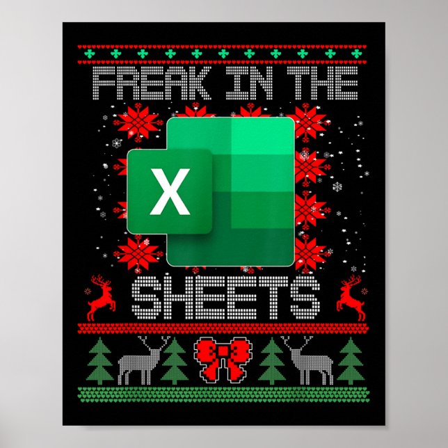 Affiche Freak Dans Les Feuilles Excel Feuille De Calcul Ma (Devant)