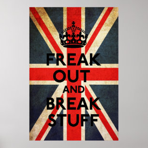 Affiche Freak Out and Breff Stuff Parodie Print