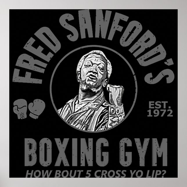 Affiche Fred Sanfords Boxing Gym TShirt (Devant)