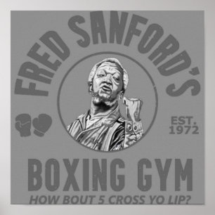 Affiche Fred Sanfords Salle De Boxe