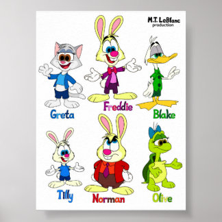 Affiche Freddie Bunny & Friends