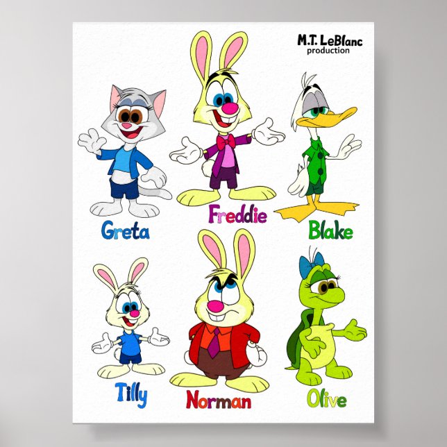 Affiche Freddie Bunny & Friends  (Devant)