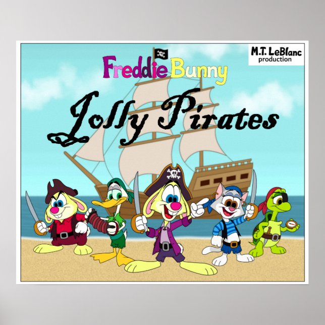affiche Freddie Bunny Jolly Pirates (Devant)