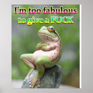 AFFICHE FREDDIE OUVRIER DE GRENOUILLE