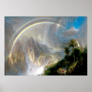Affiche Frédéric Edwin Church - saison pluvieuse dans le t