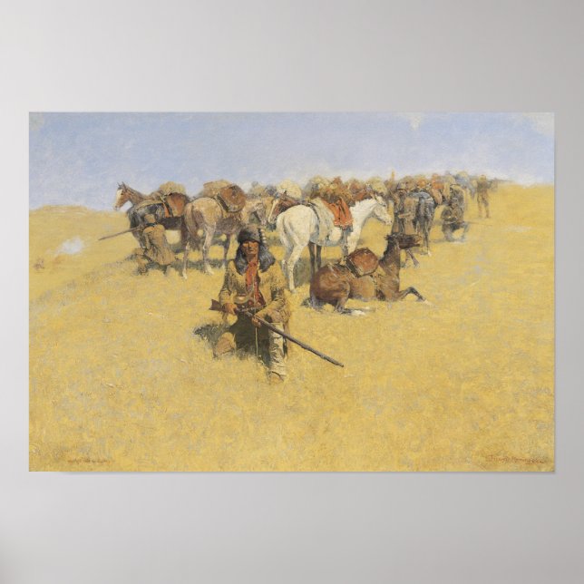 Affiche Frederic Remington Art (Devant)