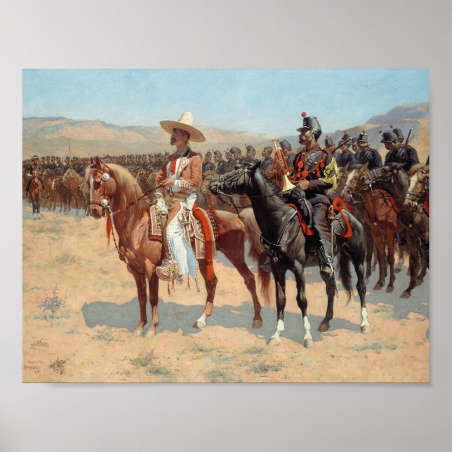 Affiche Frederic Remington - Le grand mexicain (Devant)