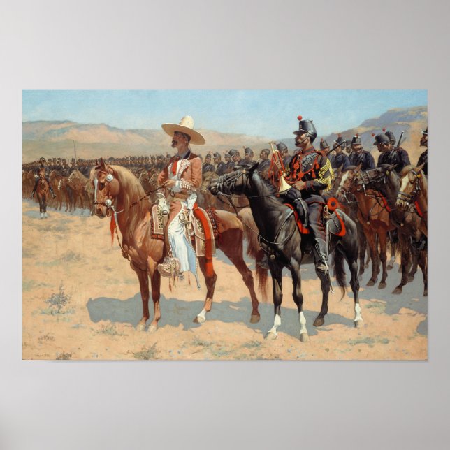 Affiche Frederic Remington - Le grand mexicain (Devant)