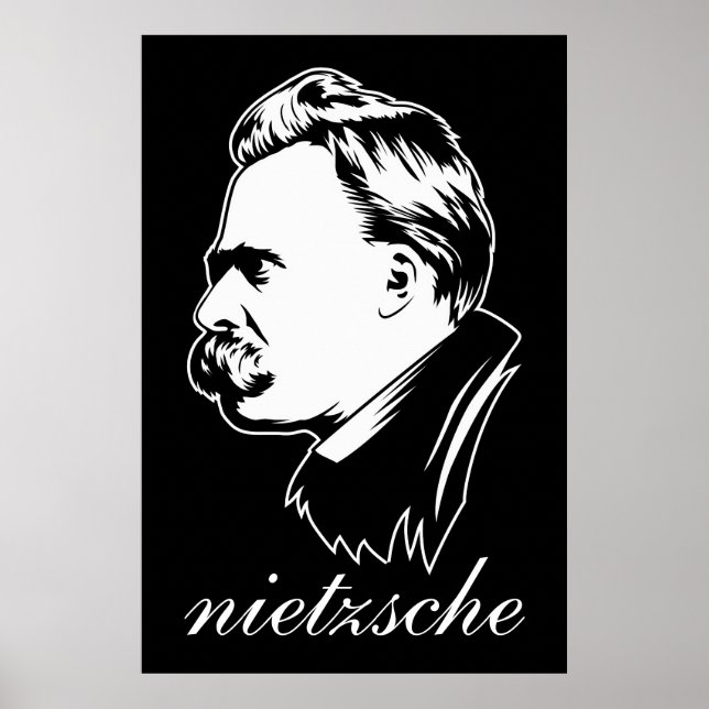 Affiche Frederich Nietzsche Portrait Mousepad (Devant)