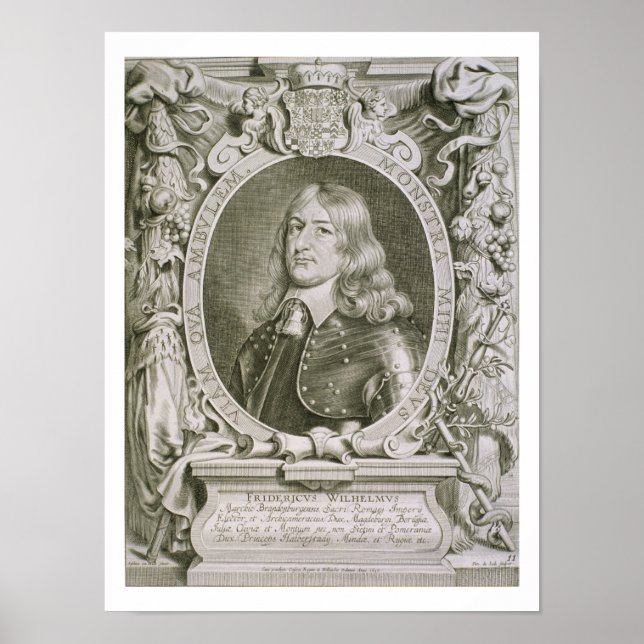 Affiche Frederick William (1620-88) Électeur de Brandenbur (Devant)