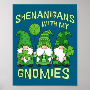 Affiche Fredonnements avec des gnomes jour de la saint pat