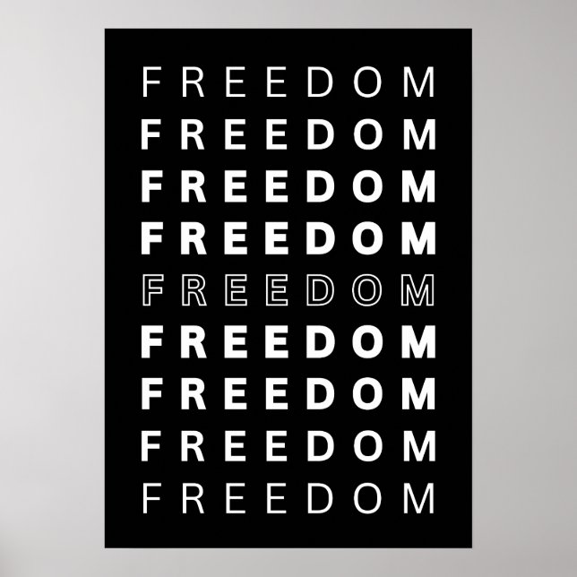 Affiche FREEDOM. Inspiration (Devant)
